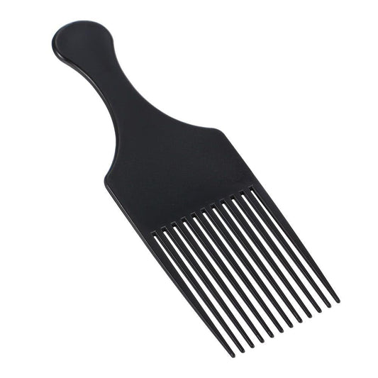 Anself 3Pcs Afro Comb Curly Hair Brush Comb Hairdressing Styling Tool Black for Man & Woman