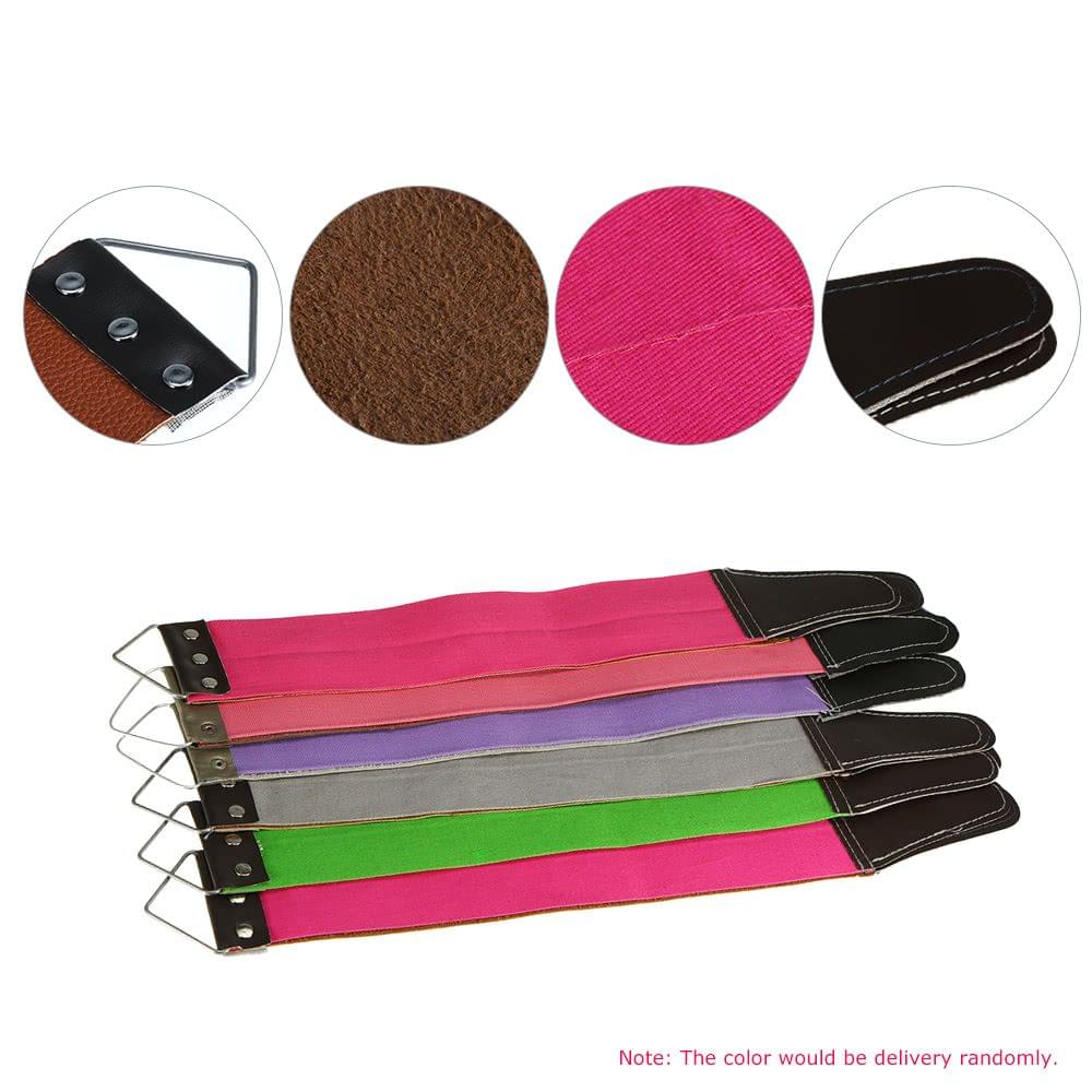 Canvas Sharpening Strop Men's Shaving Leather Strop Razor Strop for Barber Straight Cut Sharpening Strop Belt Color Randomly