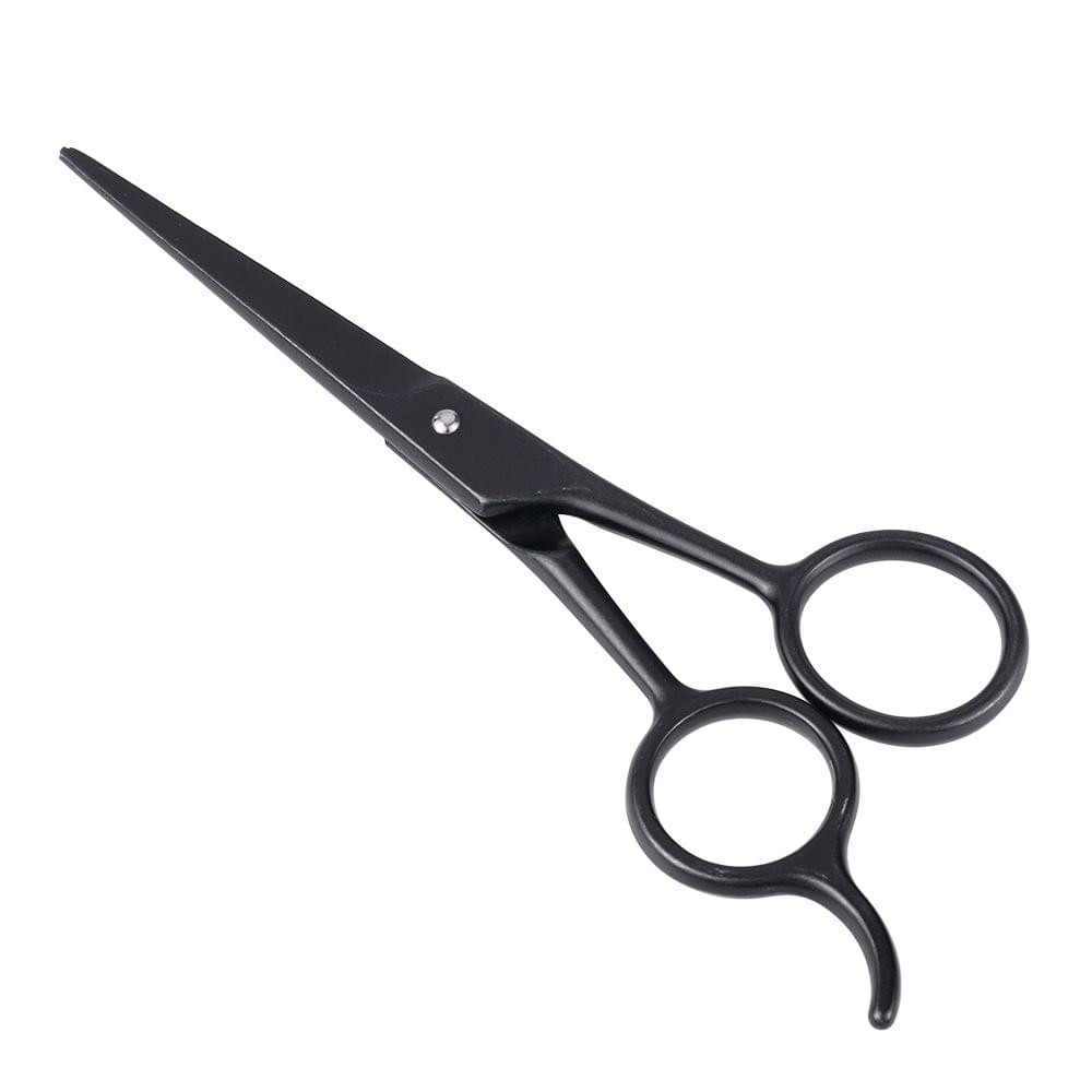 Beard Scissor Stainless Steel Mustache Scissor Black Shaving Shear Beard Trimmer Eyebrow Bang Scissor