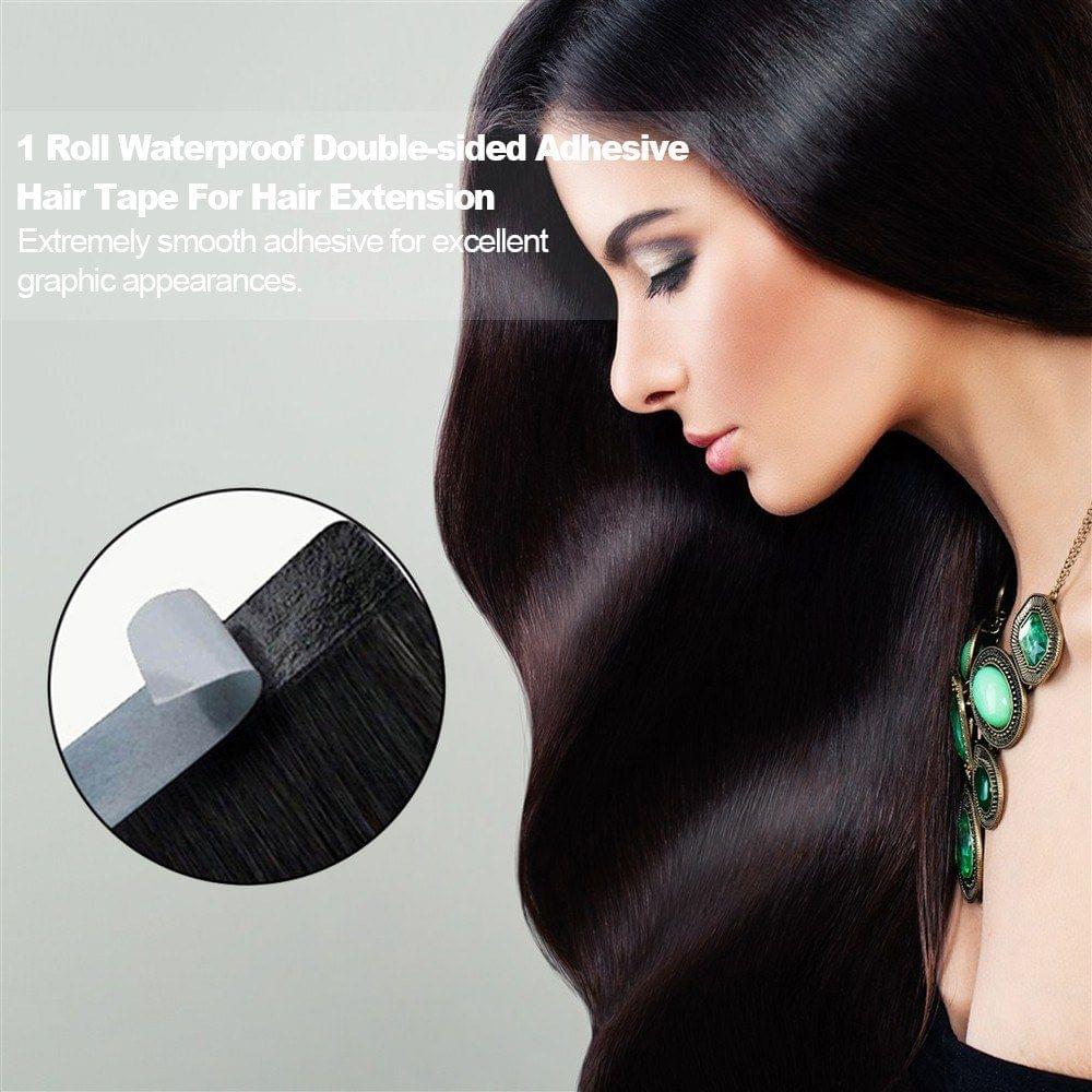 1 Roll 0.8cm 3yards Waterproof Hair Tape Double-sided Adhesive Glue For Hair Extension Toupee Lace Wigs