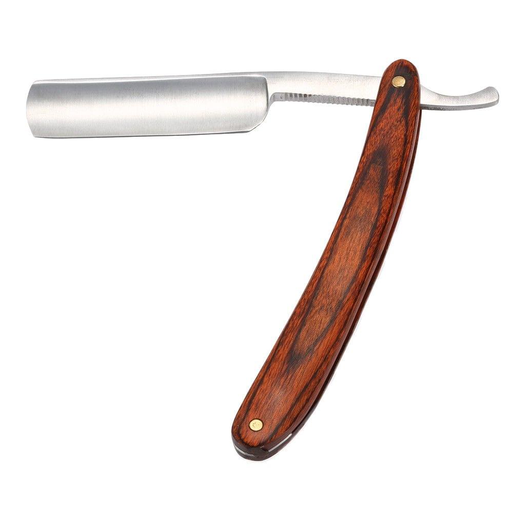 Antique Men's Carbon Steel Folding Razor - Image 1