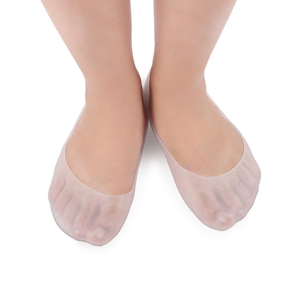 1Pair Footful Full Length Silicone Gel Moisturizing Sock Foot Care Protector Treatment Massager