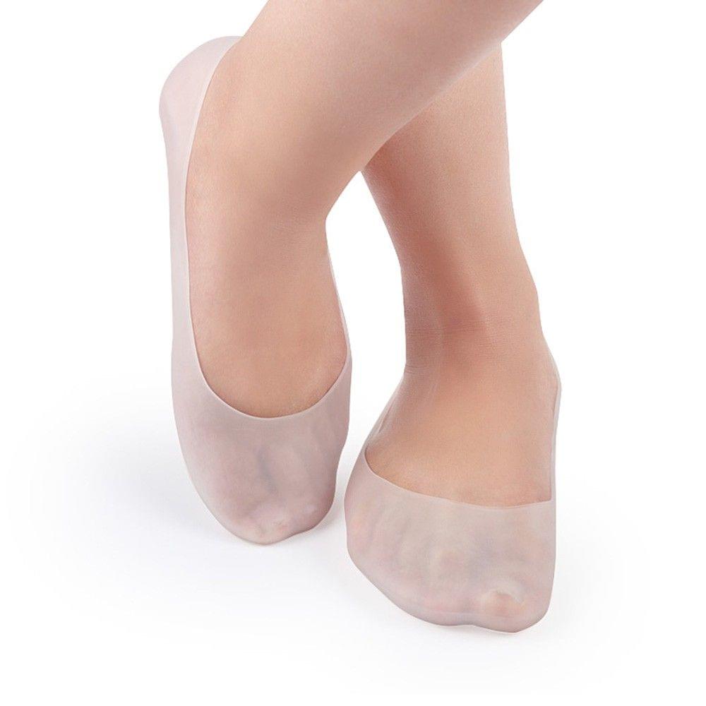 1Pair Footful Full Length Silicone Gel Moisturizing Sock Foot Care Protector Treatment Massager