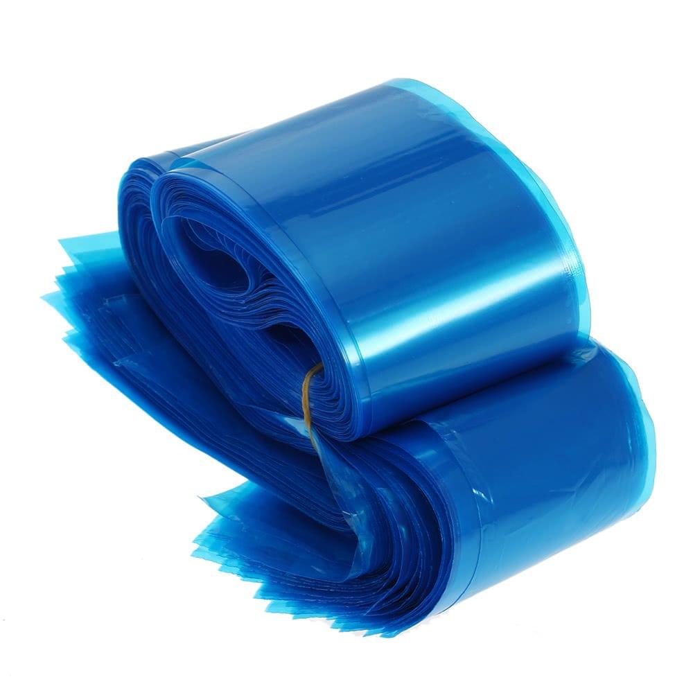 100Pcs Clip Cord Sleeves Bags Disposable Cove for Tattoo Machine Plastic Blue