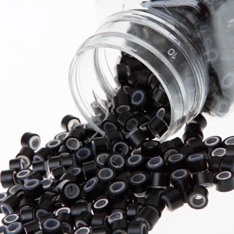 Black Silicone Micro Rings
