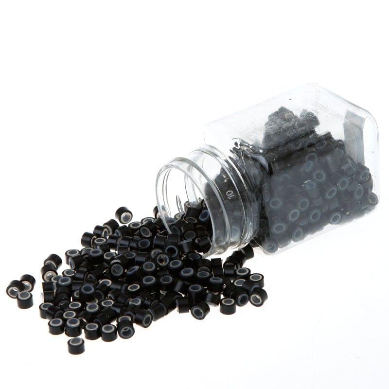 Black Silicone Micro Rings