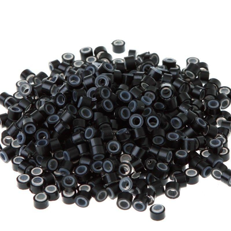 Black Silicone Micro Rings