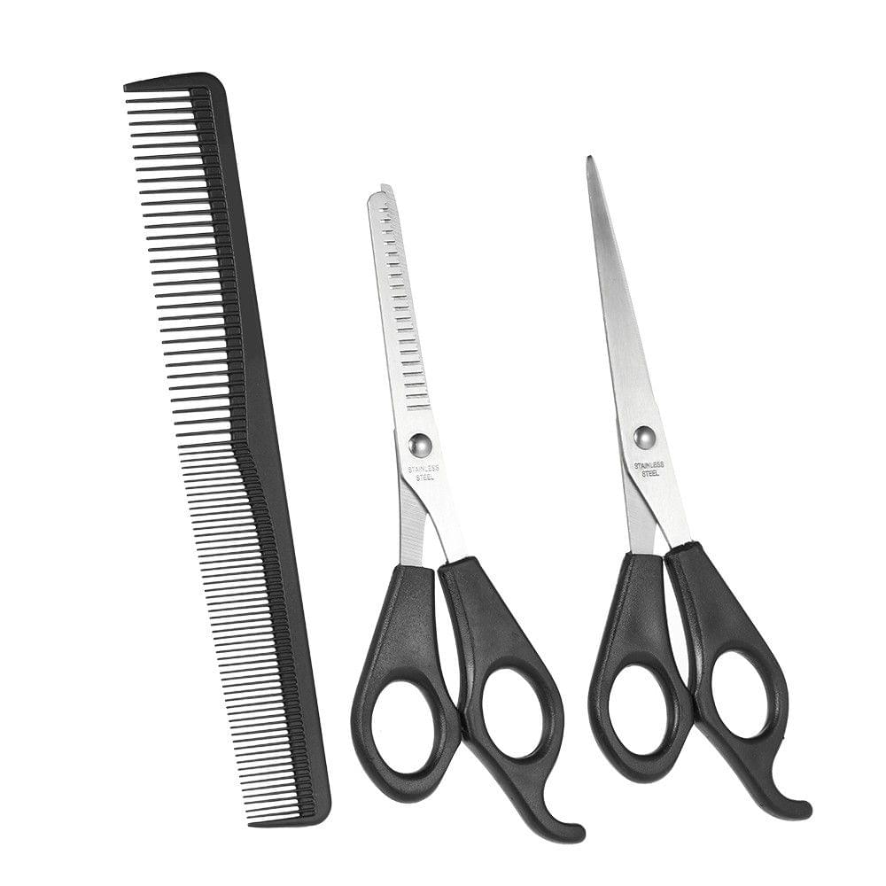 3Pcs/set Hair Cutting Thinning Scisso Set Hair Scisso Hair Comb Set Professional Hairdressing Shea With Hair Comb