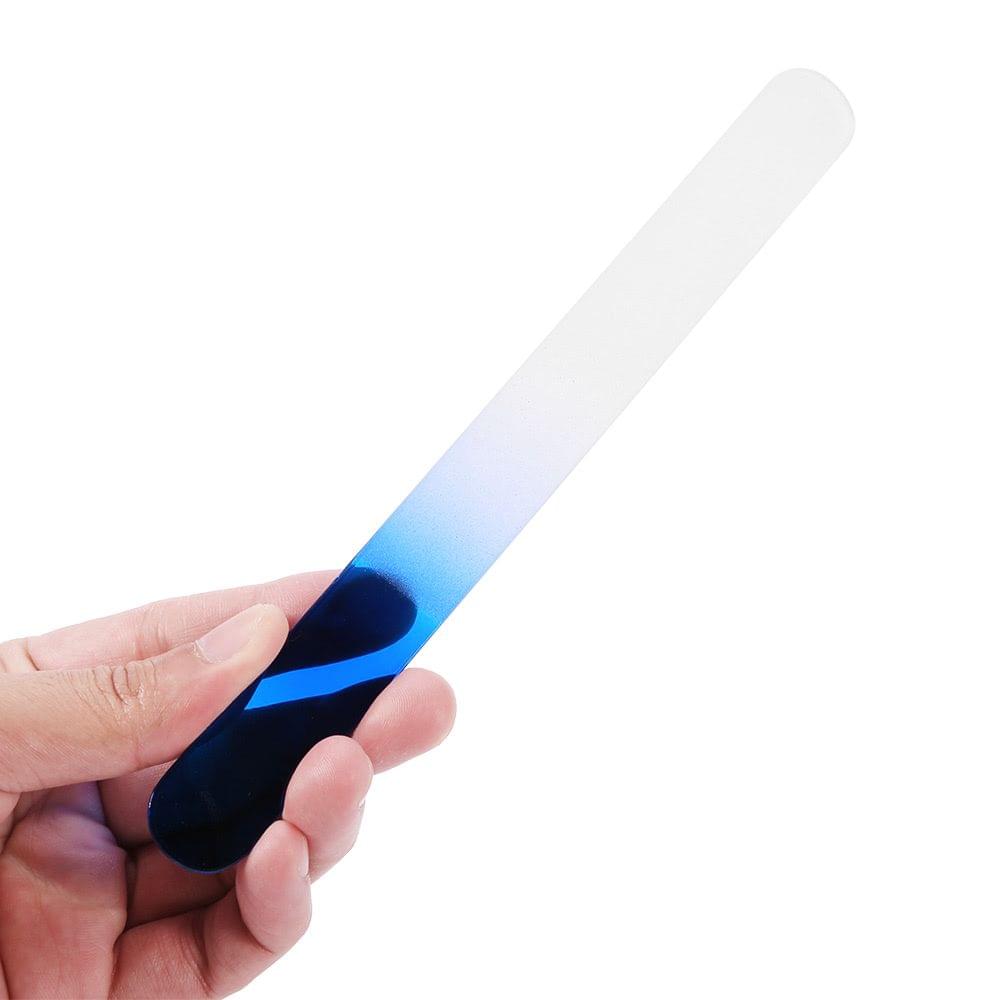 Glass Nail File Crystal Nail Sanding Buffing Manicure Nail Polishing Tool 3pcs