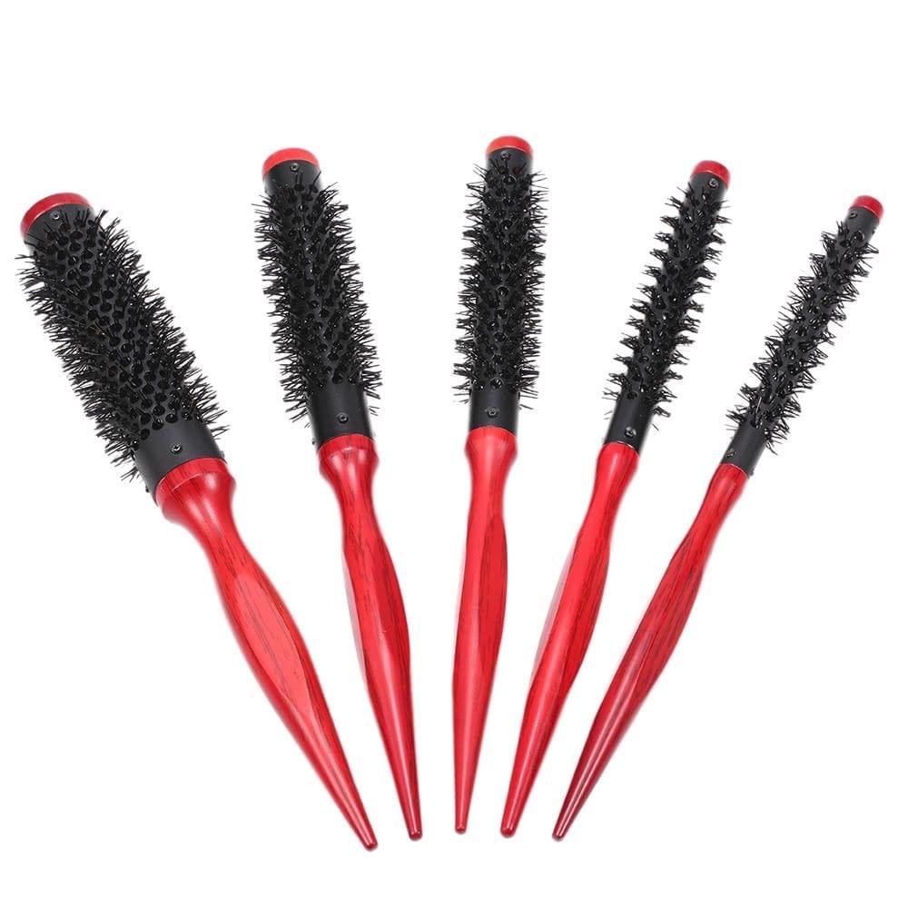 10mm Hair Round Brush Quiff Roller Comb for DIY Haityle Salon Hairdressing Round Hairbrush Nylon Comb