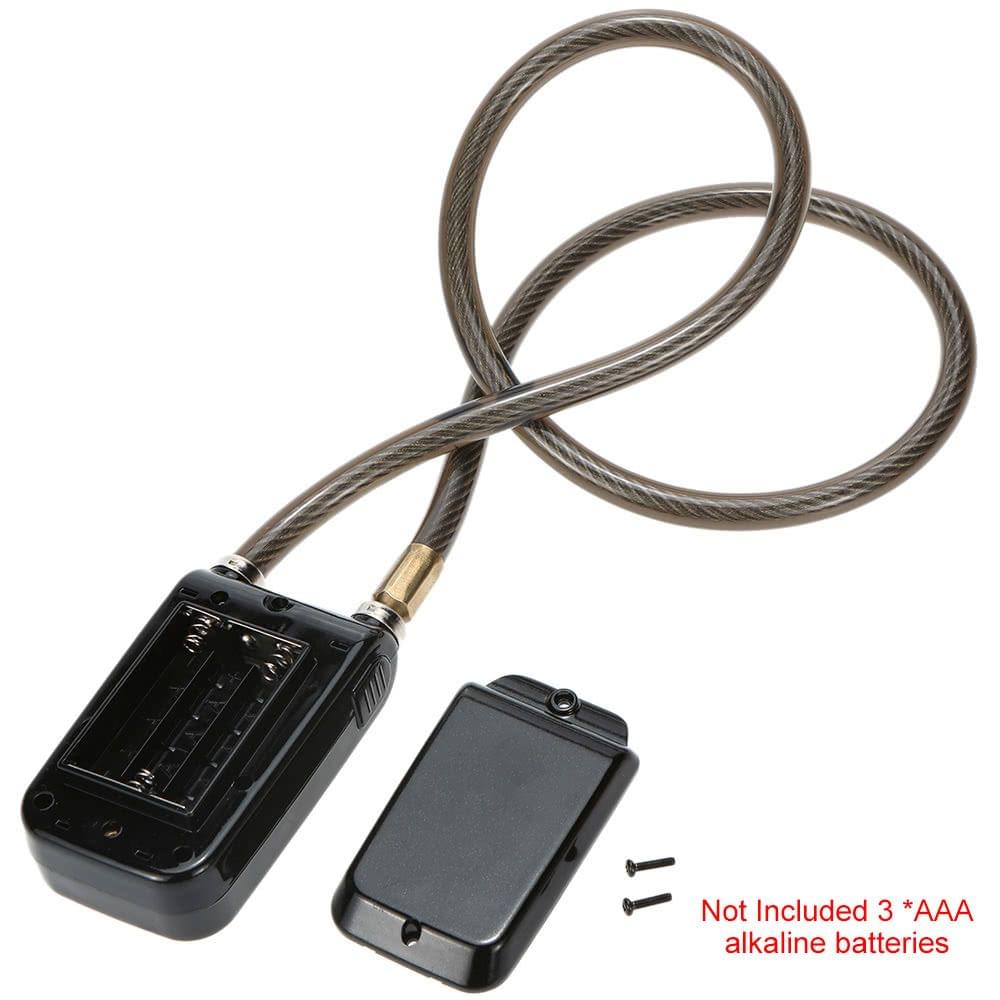 BT Chain Smart Lock Anti Theft Alarm Keyless Phone APP Control