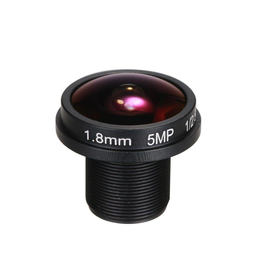 1.8mm Fisheye Lens HD 5.0 Megapixel IR M12 Mount 1/2.5" F2.0 For CCTV IP Camera