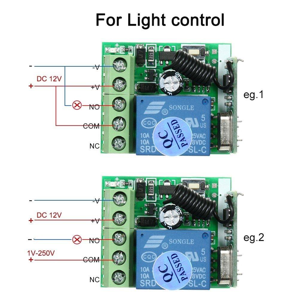 Universal Wireless Remote Control Switch