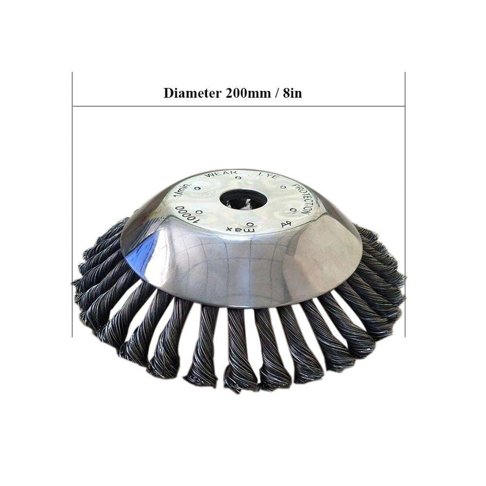 6/8Inch Steel Wire Wheel Grass Cutter Trimmer Parts