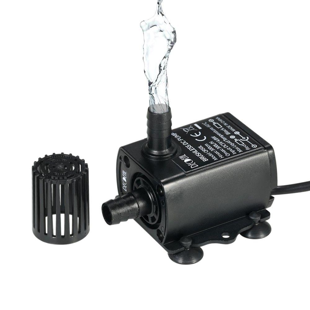 Decdeal Ultra-quiet Mini USB DC5V 4.8W 300L/H Lift 300cm Brushless Water Pump Waterproof Submeible Fountain with Flow Adjustment Function