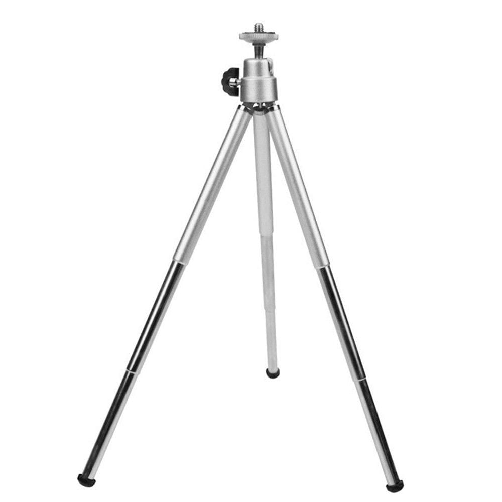 Mini Flexible Projector Tripod Stand Bracket Mini Projector Aluminum Alloy Holder Stand Projetor Tripod Silver
