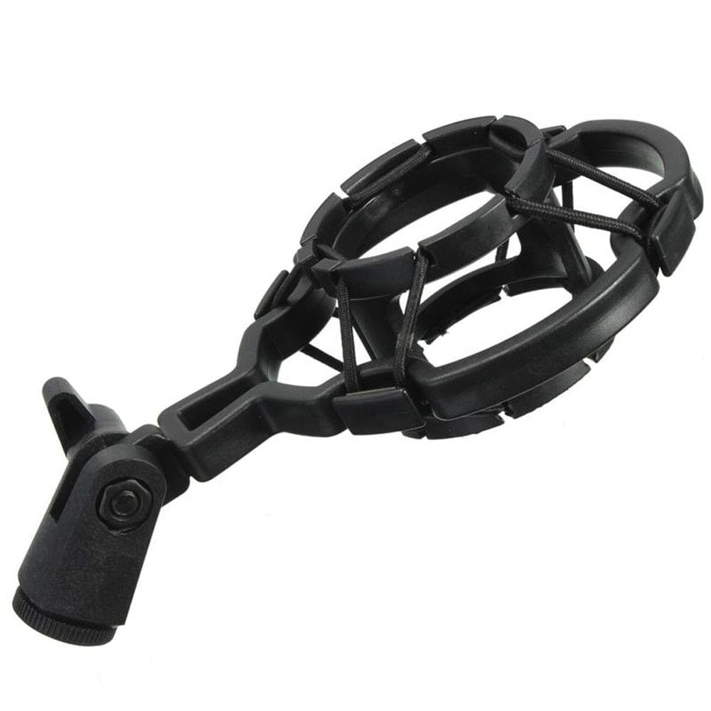 Universal Shock-proof Microphone Mount Plastic Studio Mic Holder Stand Clip For Large Diaphram Condenser
