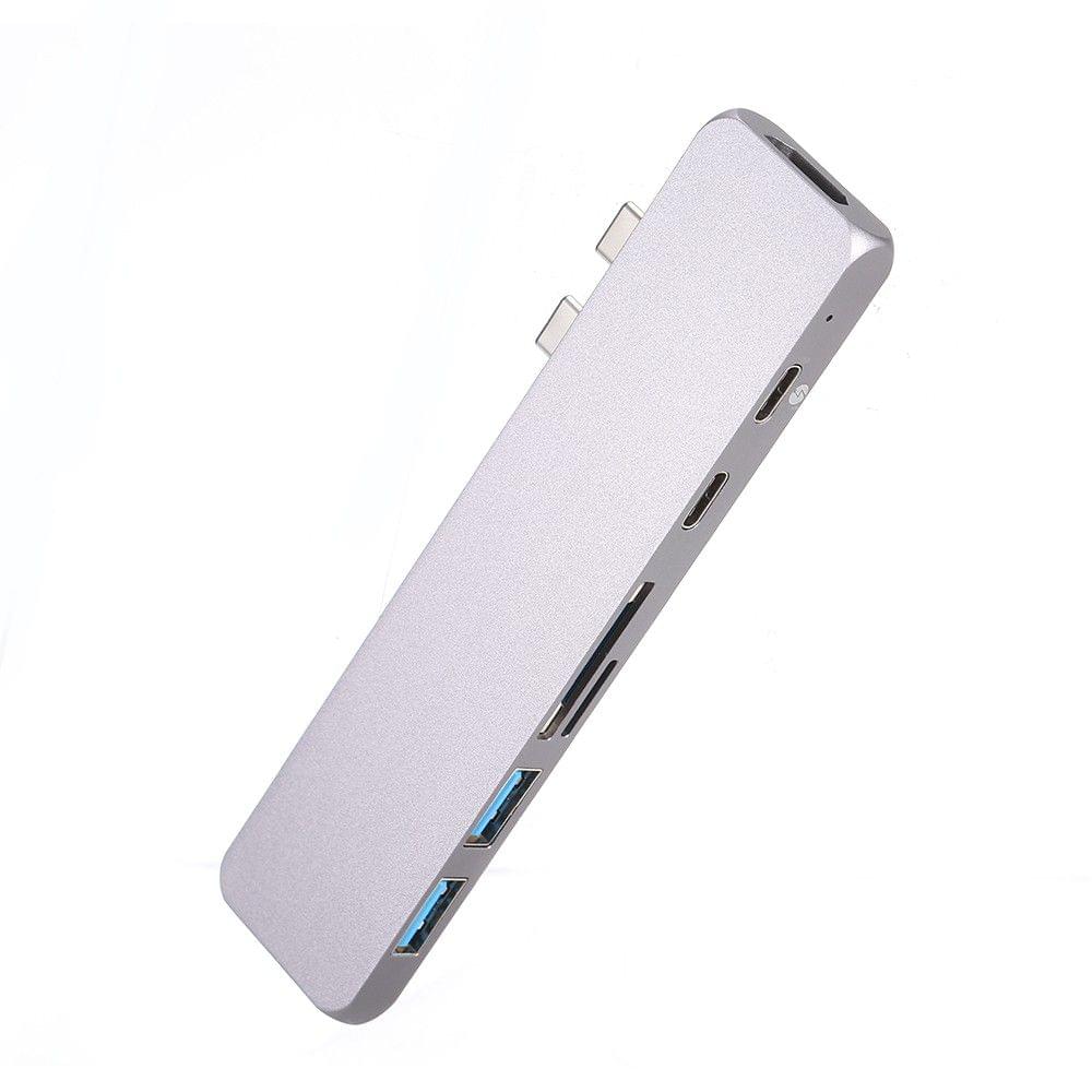 Dual Ports USB Adapter 4K Thunderbolt 3 USB Type-C Hub