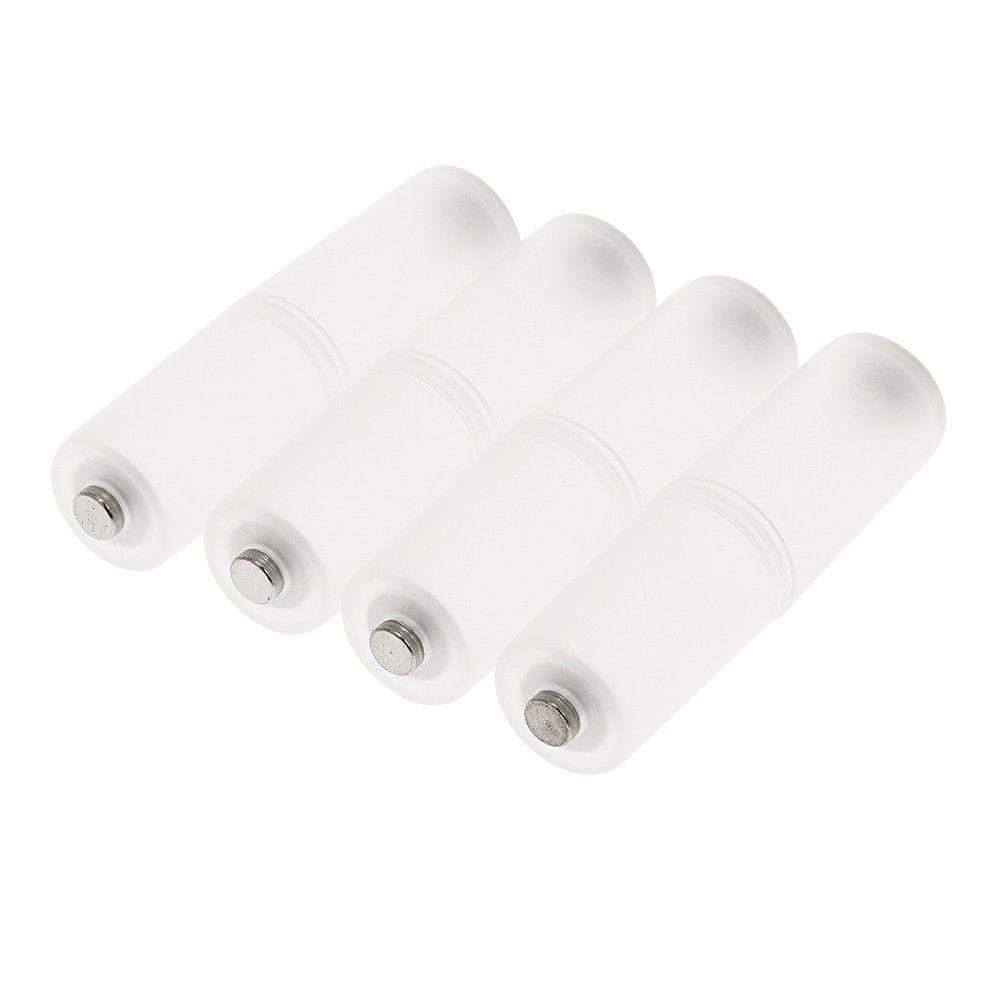 4 Pcs Battery Converter Adaptor AAA to AA Size Battery Protective Case Holder