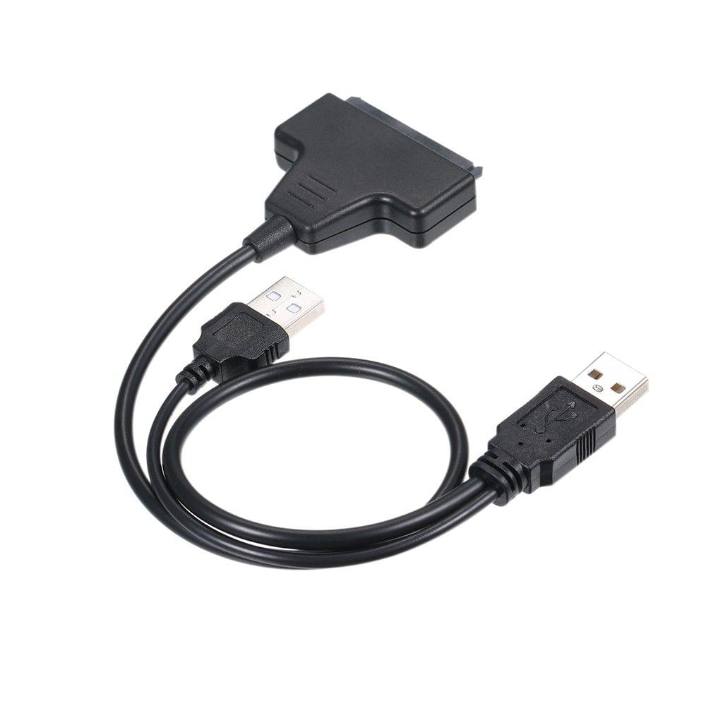 USB 2.0 to SATA Converter Adapter Cable For 2.5 SATA HDD Hard Drive Disk