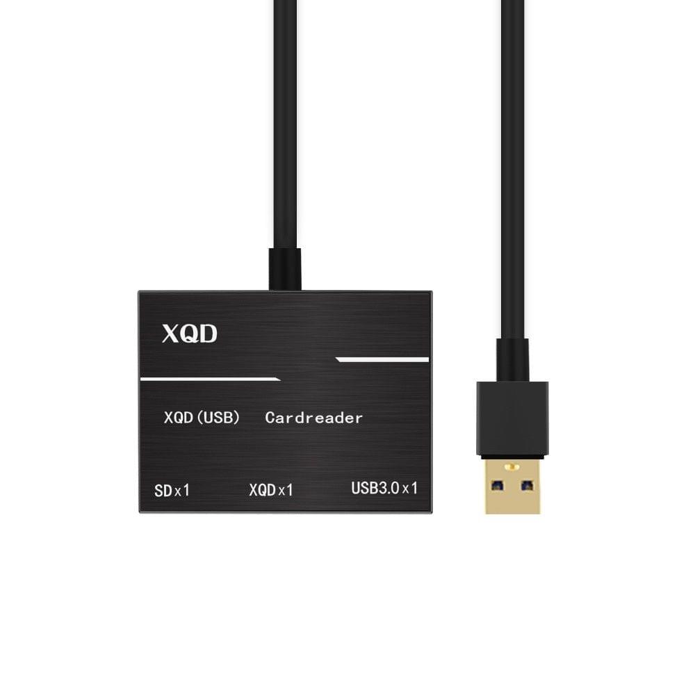 XQD/SD Card High Speed Card Reader USB3.0 HUB Compatible with USB3.0