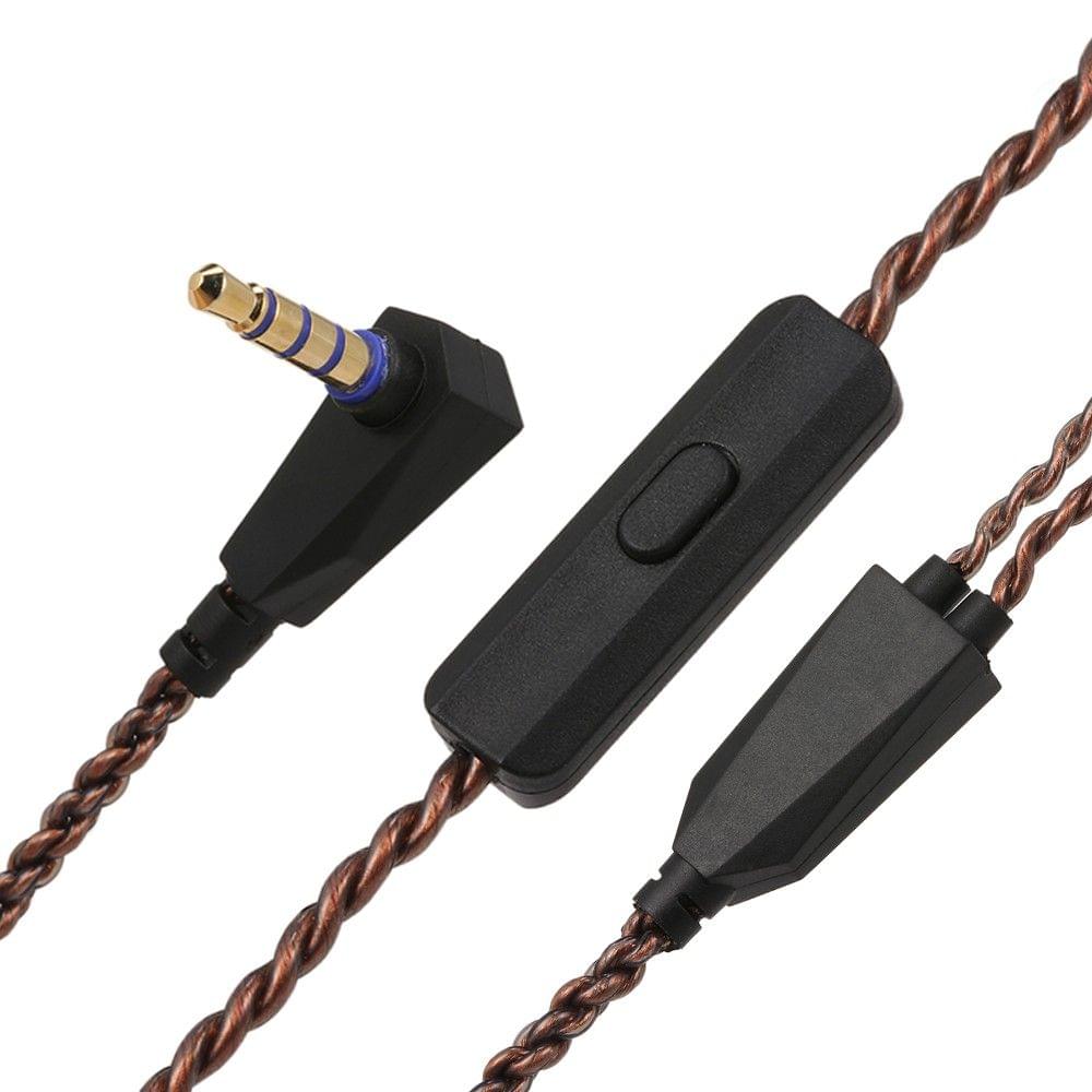 KZ ZSN Pro 3.5mm Wired Headphones with Mic In-line Control In-ear Sport Headset Dynamic Bass Earphone for Smart Phones Tablet Laptops with 3.5mm L-type Interface