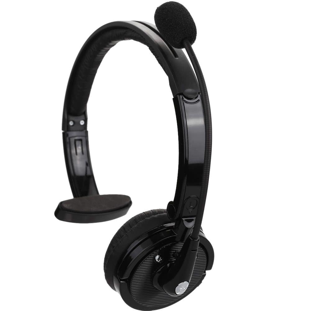 BH-M10B Over-The-Head Boom Mono Multi-point Wireless BT Headphone Headset Earphone Hands-free with Mic for Smart Phone Laptop Desktop Tablet PC Truck Driver PS3