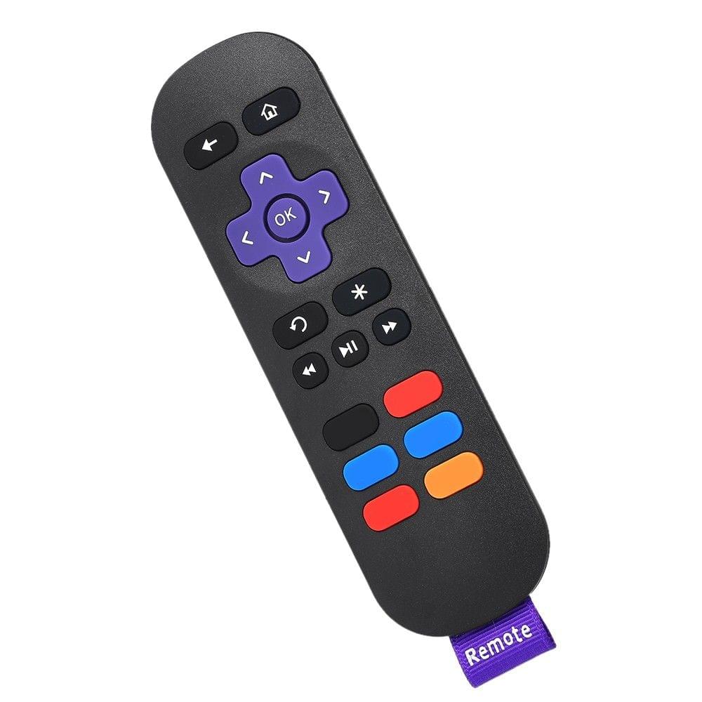 Streaming Media Player Remote Control Wireless IR Smart Controller Replacement for Roku 1 2 3 4 LT HD XD XS Black