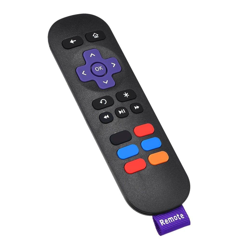 Streaming Media Player Remote Control Wireless IR Smart Controller Replacement for Roku 1 2 3 4 LT HD XD XS Black