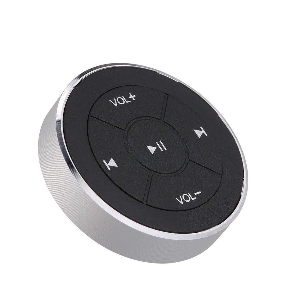 BT-005 Wireless Media Button Bluetooth 3.0 Remote Control for Car Steering Wheel Motorcycle Bike Music Play Media Controller for iOS Android Devices