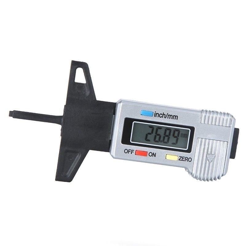 Digital LCD Tyre Tire Tread Depth Gauge 0-25.4mm Metric/inch