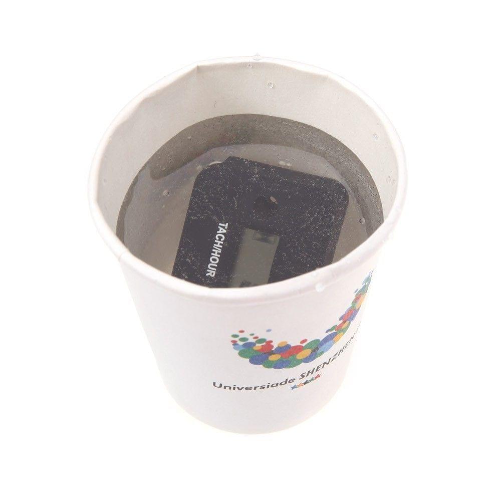 Waterproof Digital Tachometer Tach Hour Meter Gauge LCD for 4 Stroke Gas Engine Motorcycle ATV Snowmobile Boat Black