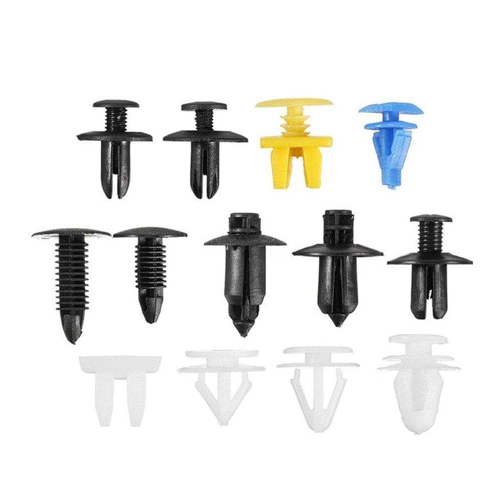 Car Body Plastic Push Pin Rivet Fasteners Trim Moulding Clip Assortments Kit