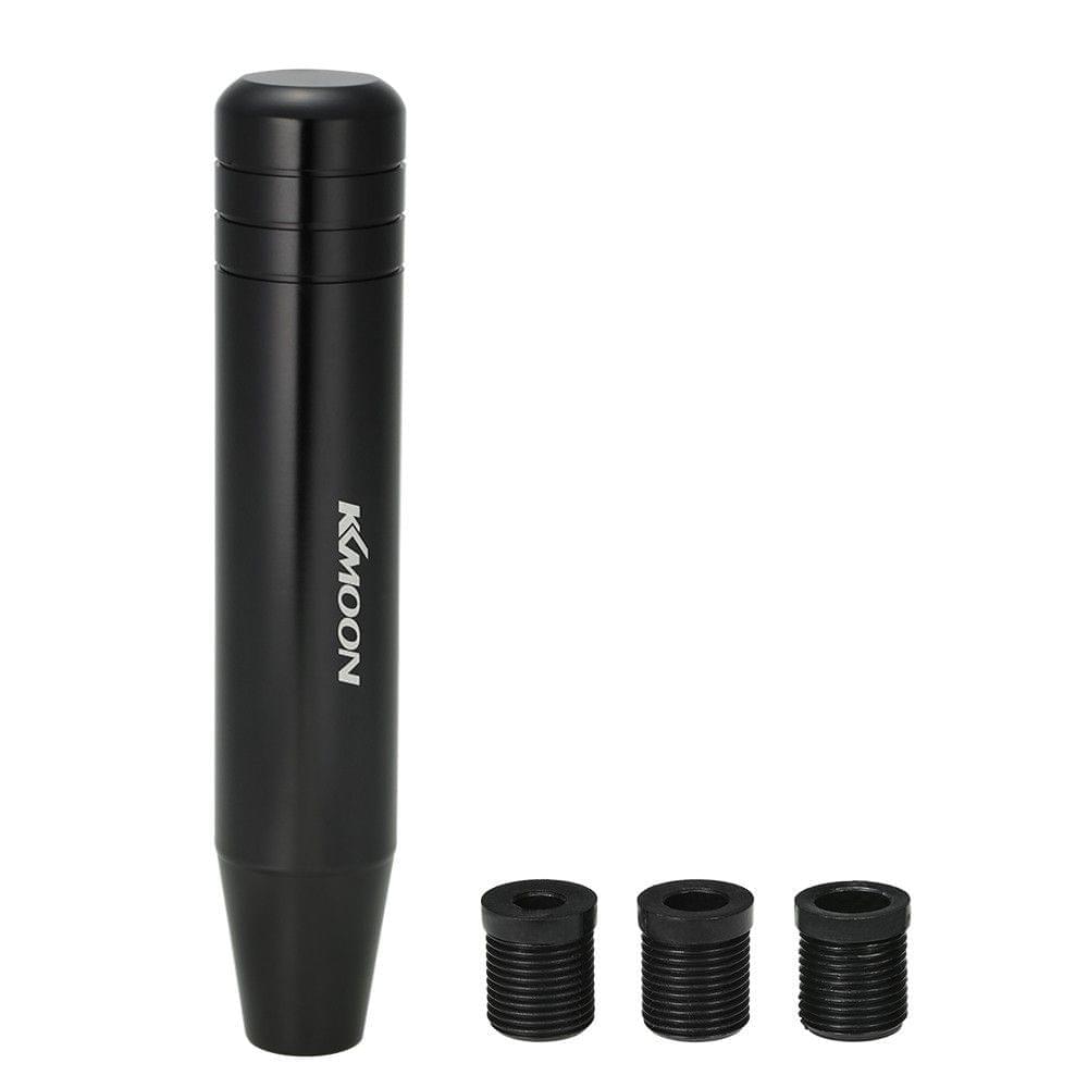 KKmoon 18cm Length Universal Aluminum Car Truck Racing Gear Shift Knob Stick with 3 Adapter