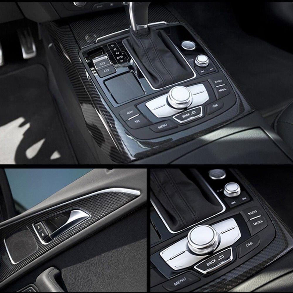 Black 5D Vinyl Film Carbon Fiber Car Wrap Film Carbon Fiber Car Sticker Accessory Auto Film