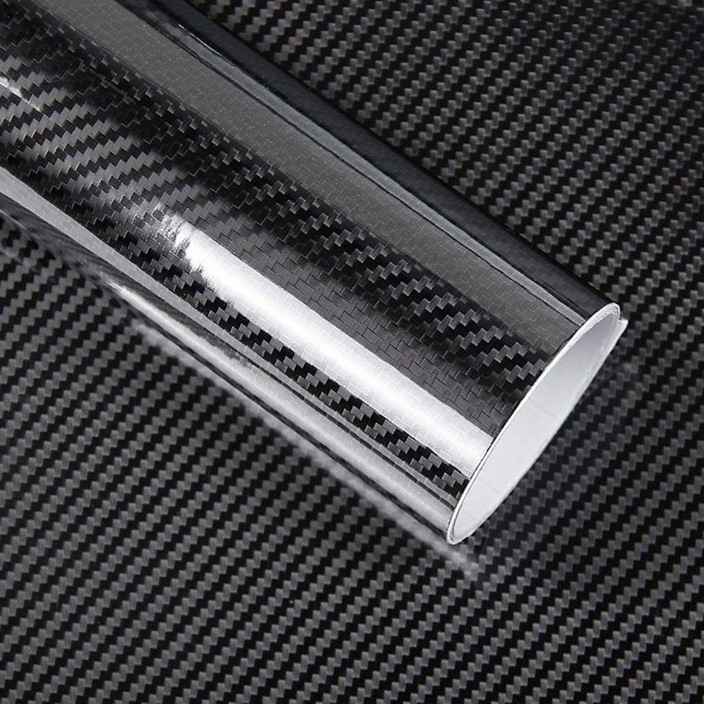 Black 5D Vinyl Film Carbon Fiber Car Wrap Film Carbon Fiber Car Sticker Accessory Auto Film