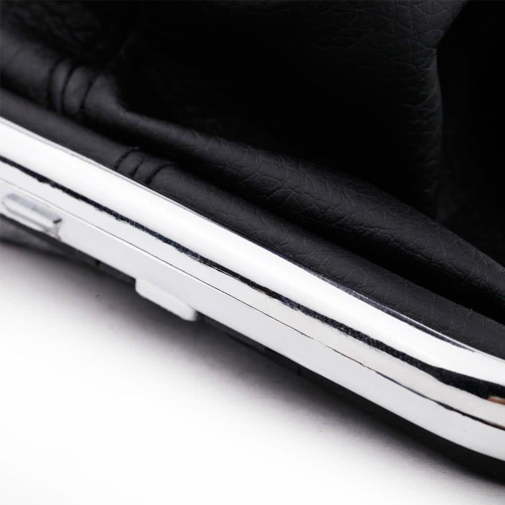 New 5 Speed Gear Shift Knob Gaitor Boot Black PU Leather for VW Golf Bora Jetta GTi MK4 1999-2004