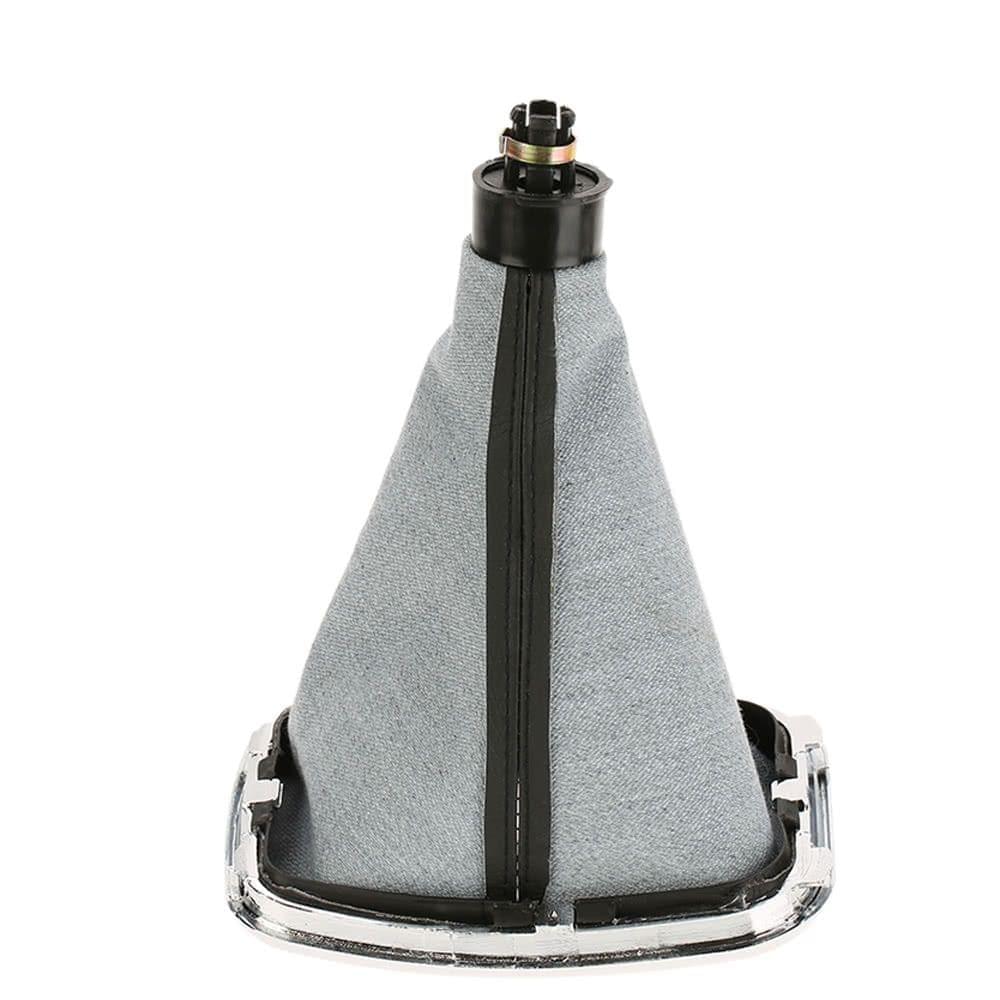 New 5 Speed Gear Shift Knob Gaitor Boot Black PU Leather for VW Golf Bora Jetta GTi MK4 1999-2004