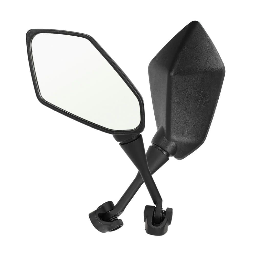 One Pair of Rear View Mirror Side View Mirrors Universal for Motorcycle Racing Bike ATV