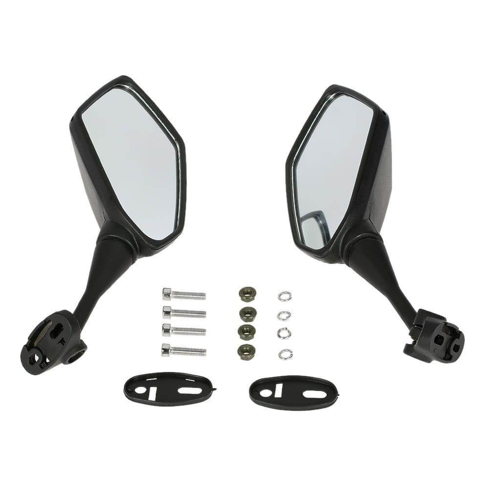 One Pair of Rear View Mirror Side View Mirrors Universal for Motorcycle Racing Bike ATV