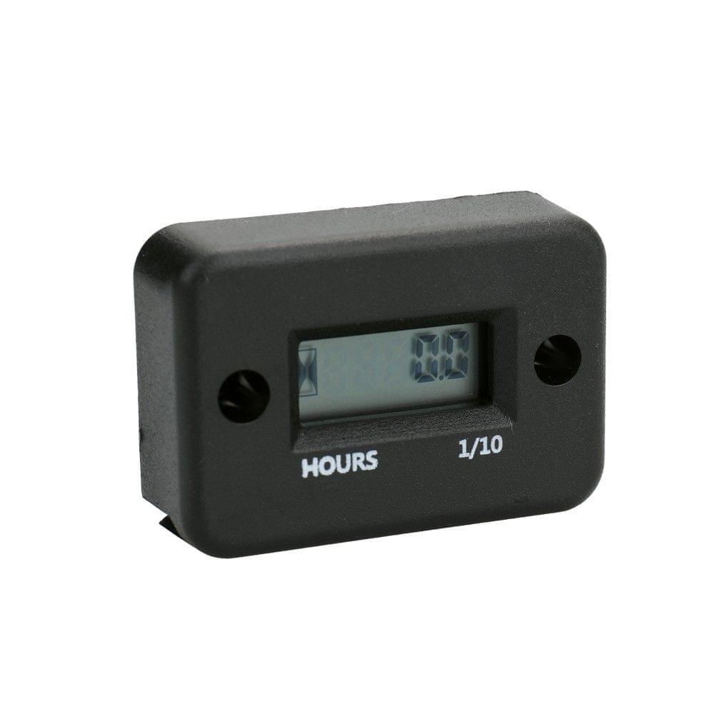 Waterproof LCD Digital Display Engine Tach Hour Meter Motor Sroke Engine Car Motorcycle Boat Speedometer