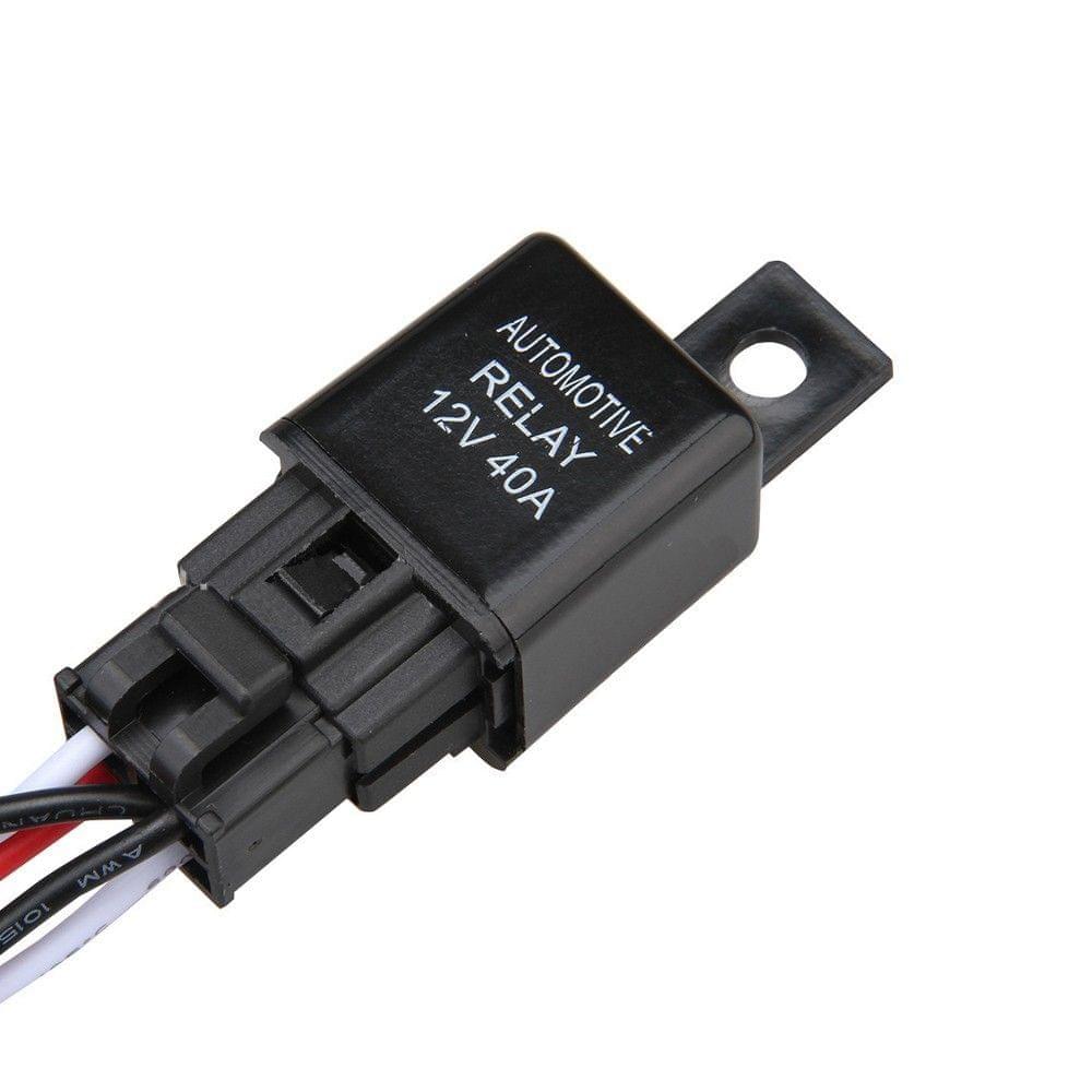 Professional Wiring Harness Kit Loom For LED Work Driving Light Bar With Fuse Relay 12V 40A