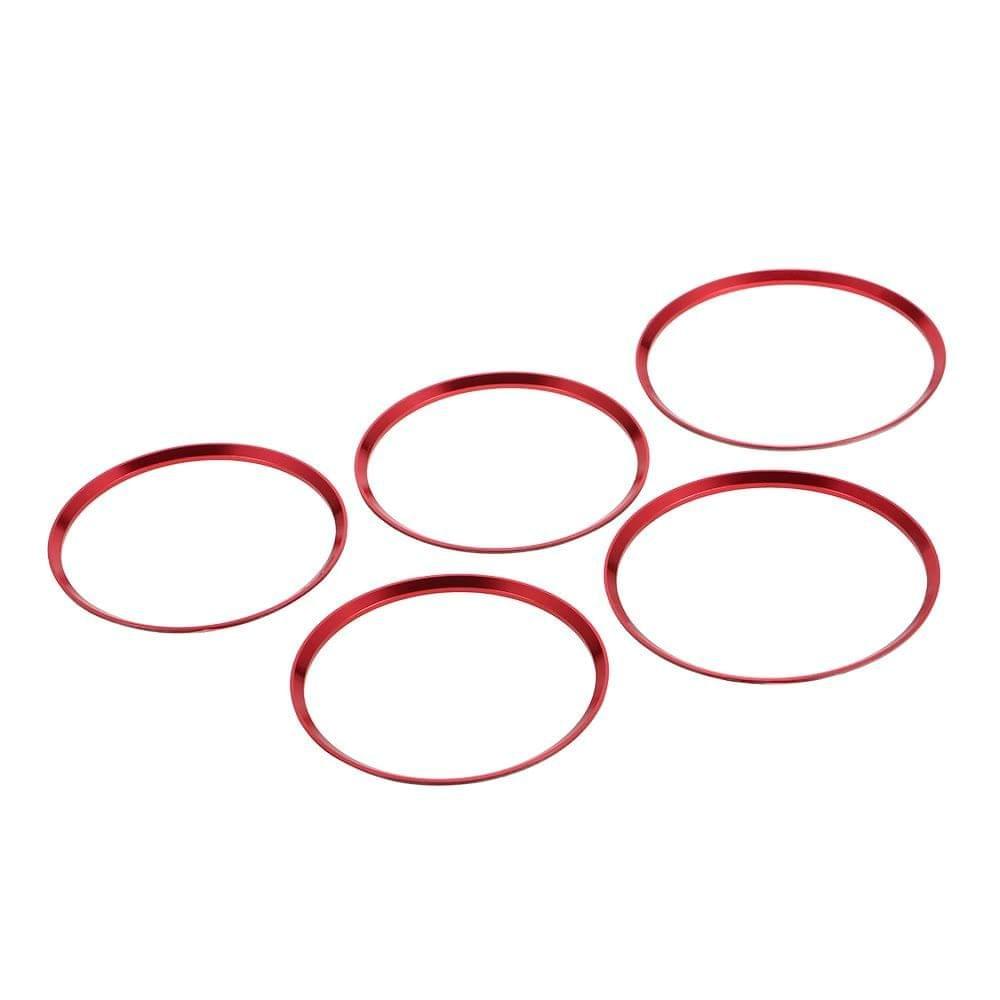 5pcs Air Vent Outlet Ring Cover Trim for Mercedes Benz CLA C117 CLA180 CLA200 CLA250 X156 GLA GLA200 GLA220