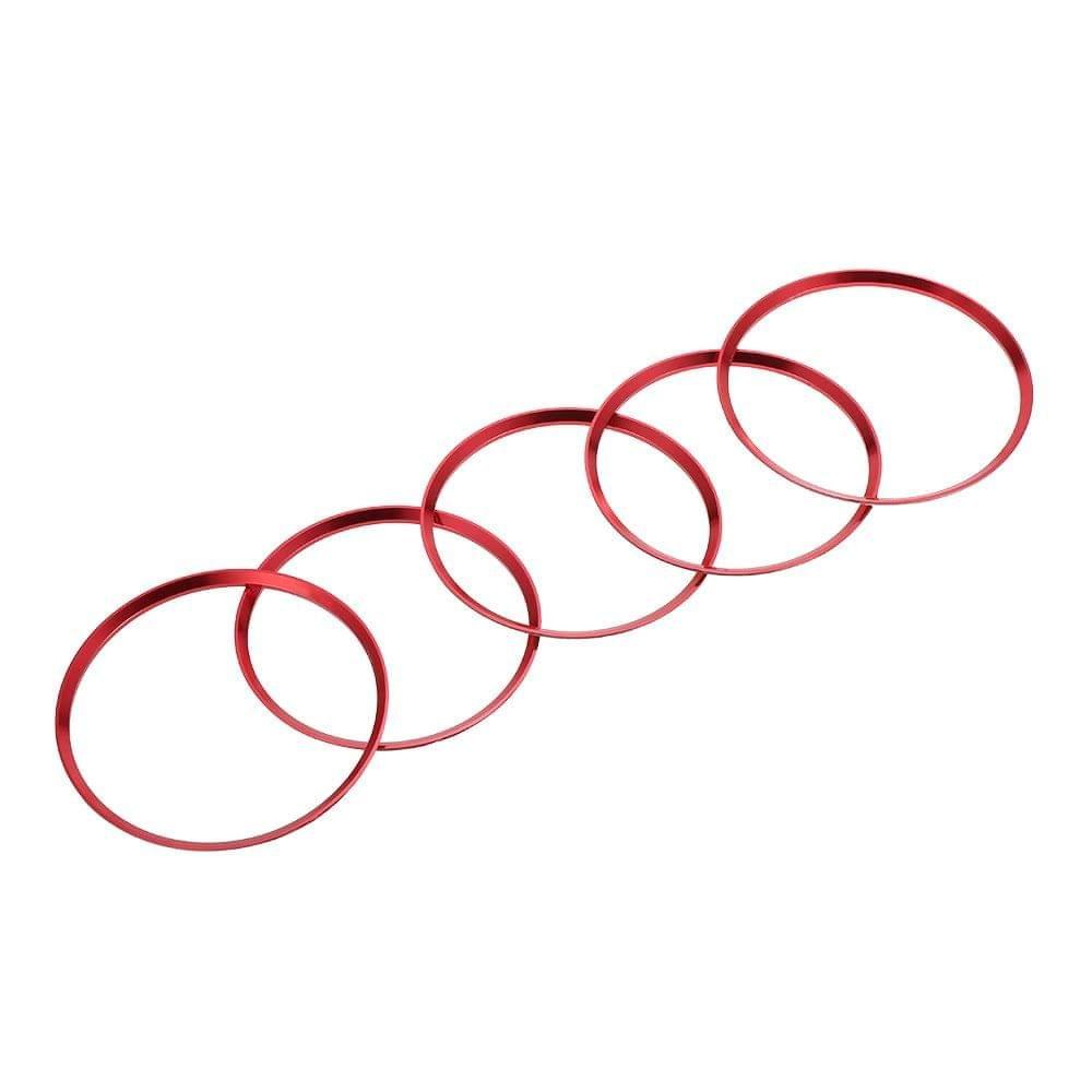 5pcs Air Vent Outlet Ring Cover Trim for Mercedes Benz CLA C117 CLA180 CLA200 CLA250 X156 GLA GLA200 GLA220