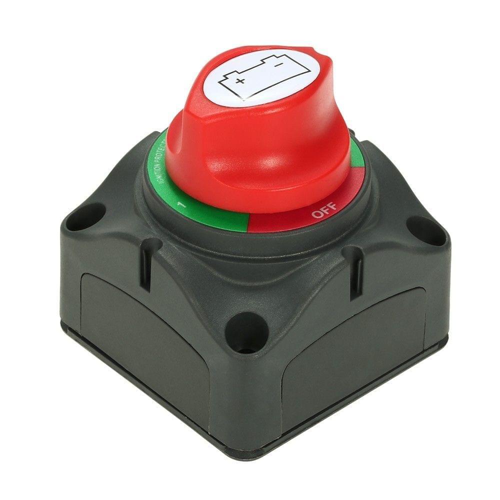 12V/24V Battery Switch Isolator Marine Car RV Boat Switch 4 Position 300 Amp US