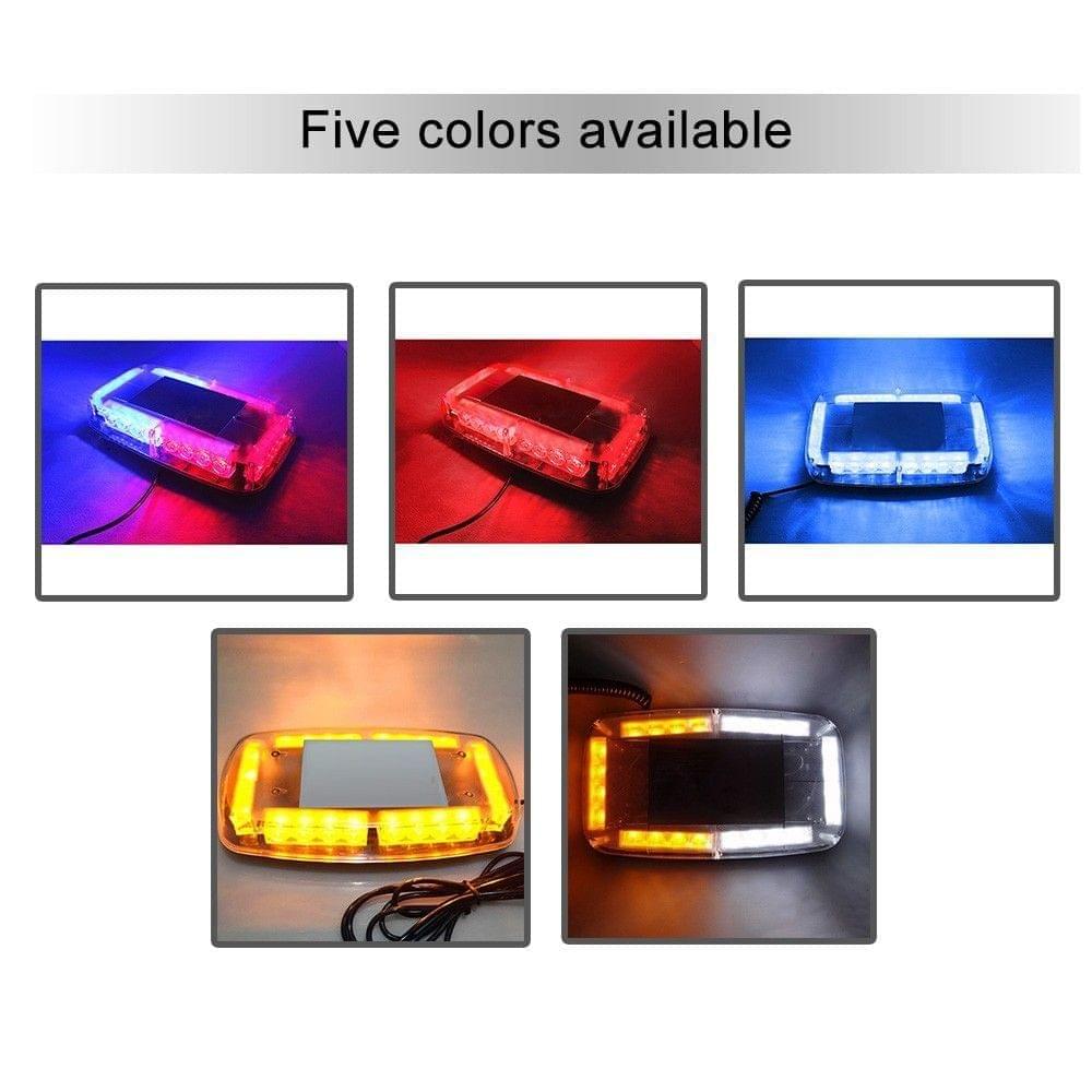 12v Car Roof Led Strobe Lights Bar Police Emergency Warning Fireman Flash Led Police Lights red and blue