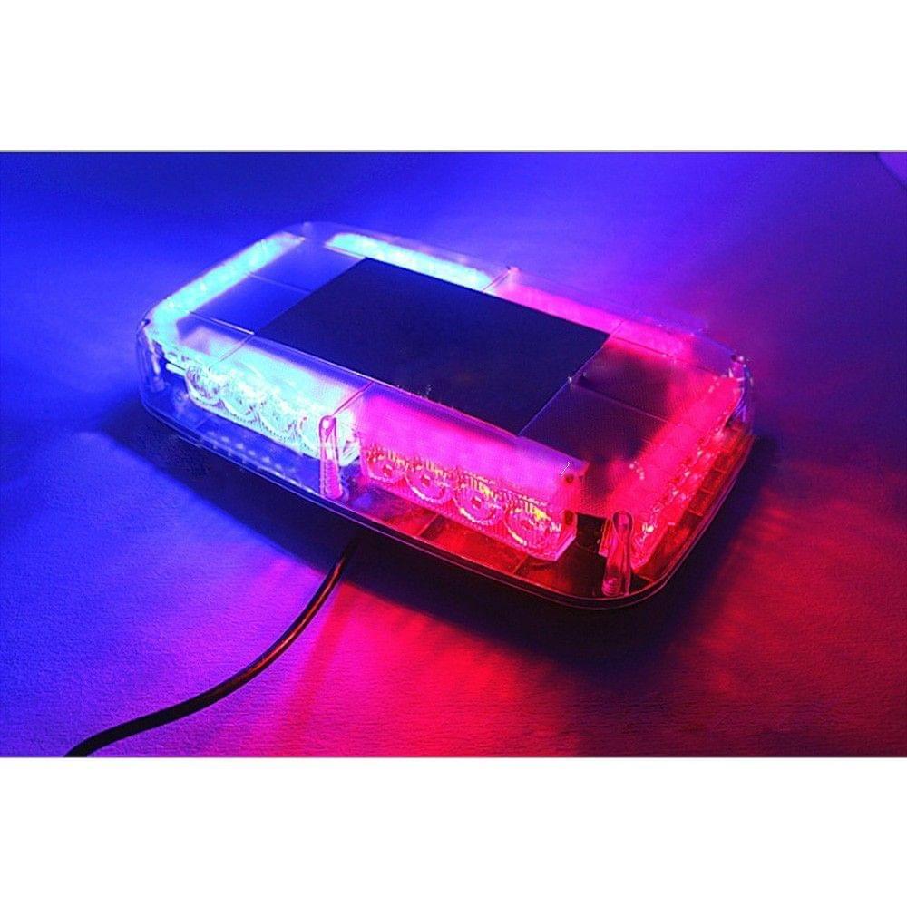 12v Car Roof Led Strobe Lights Bar Police Emergency Warning Fireman Flash Led Police Lights red and blue