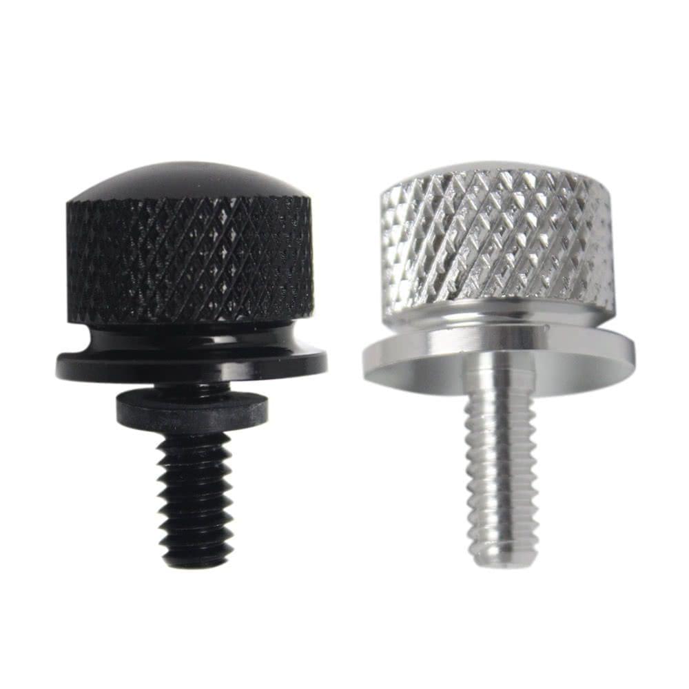 6mm Motorbike Knurled Seat Screw Bolt Rear Quick Mount Bolt for Motorcycle Harley Davidson