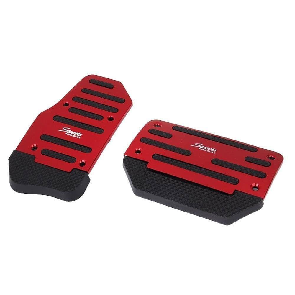AT 3pcs/2pcs Automatic Car Auto Vehicle Non-slip Pedal Foot Treadle Brake Cover Pad Aluminium Alloy