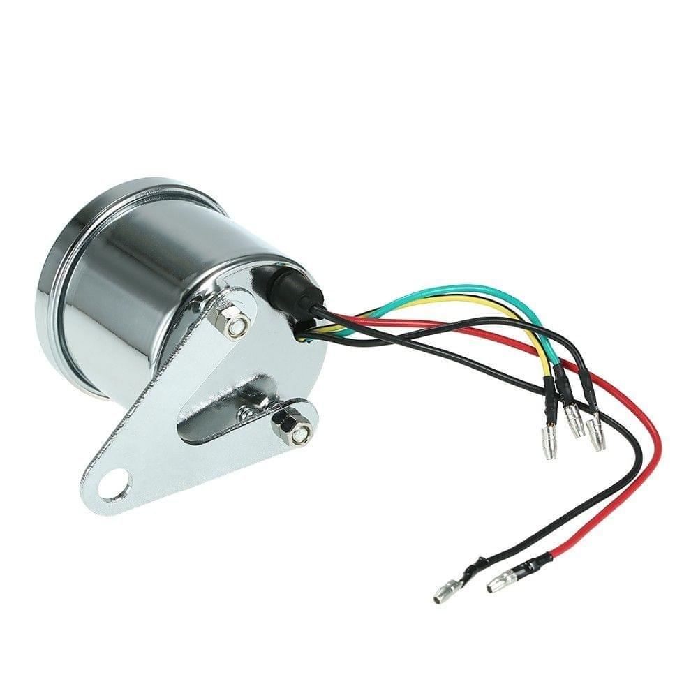 12V Universal Motorcycle Mechanica 13000RPM Scooter Analog Tachometer Gauge XP